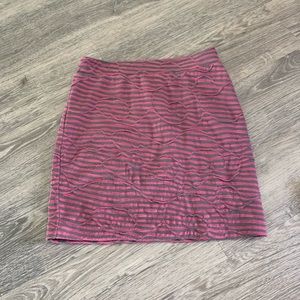 Free People Striped Mini Skirt